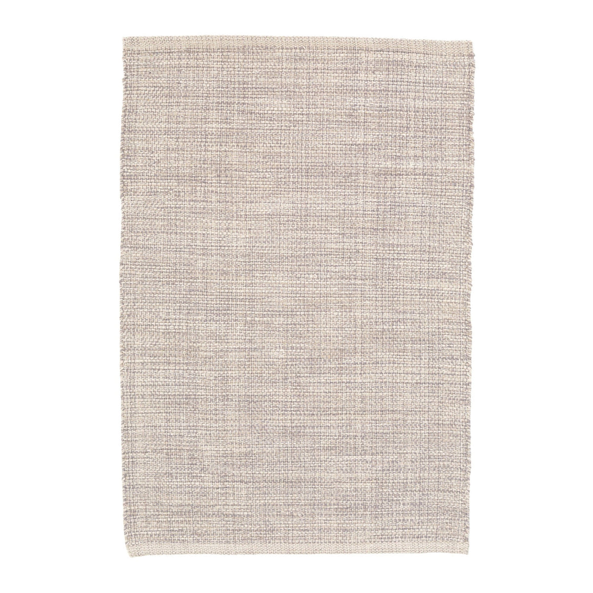 Marled Handwoven Cotton Rug | Grey
