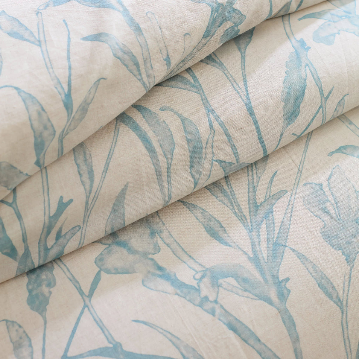 Margot Linen Sham | Pewter Blue