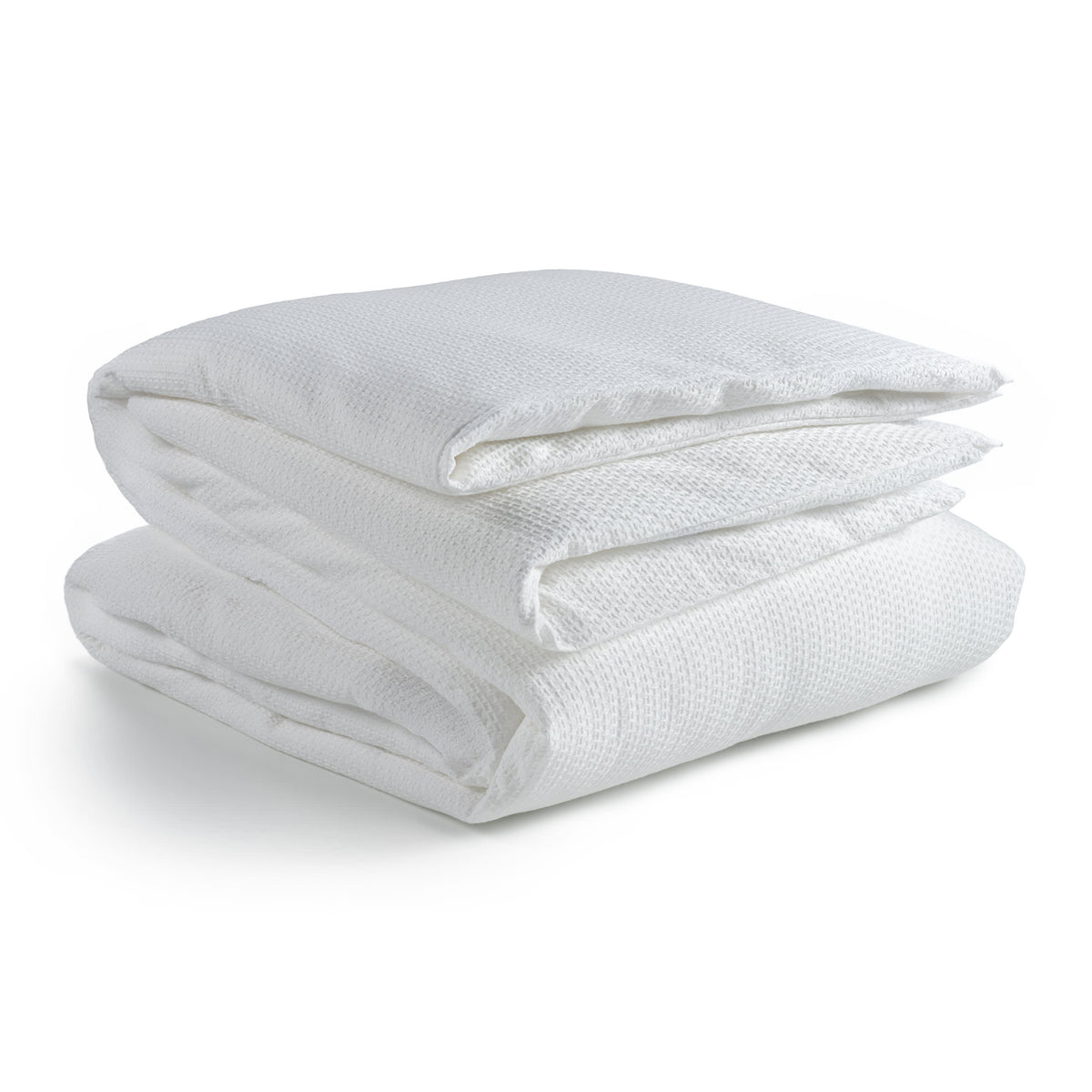 Kiawa Waffle Duvet Cover | White