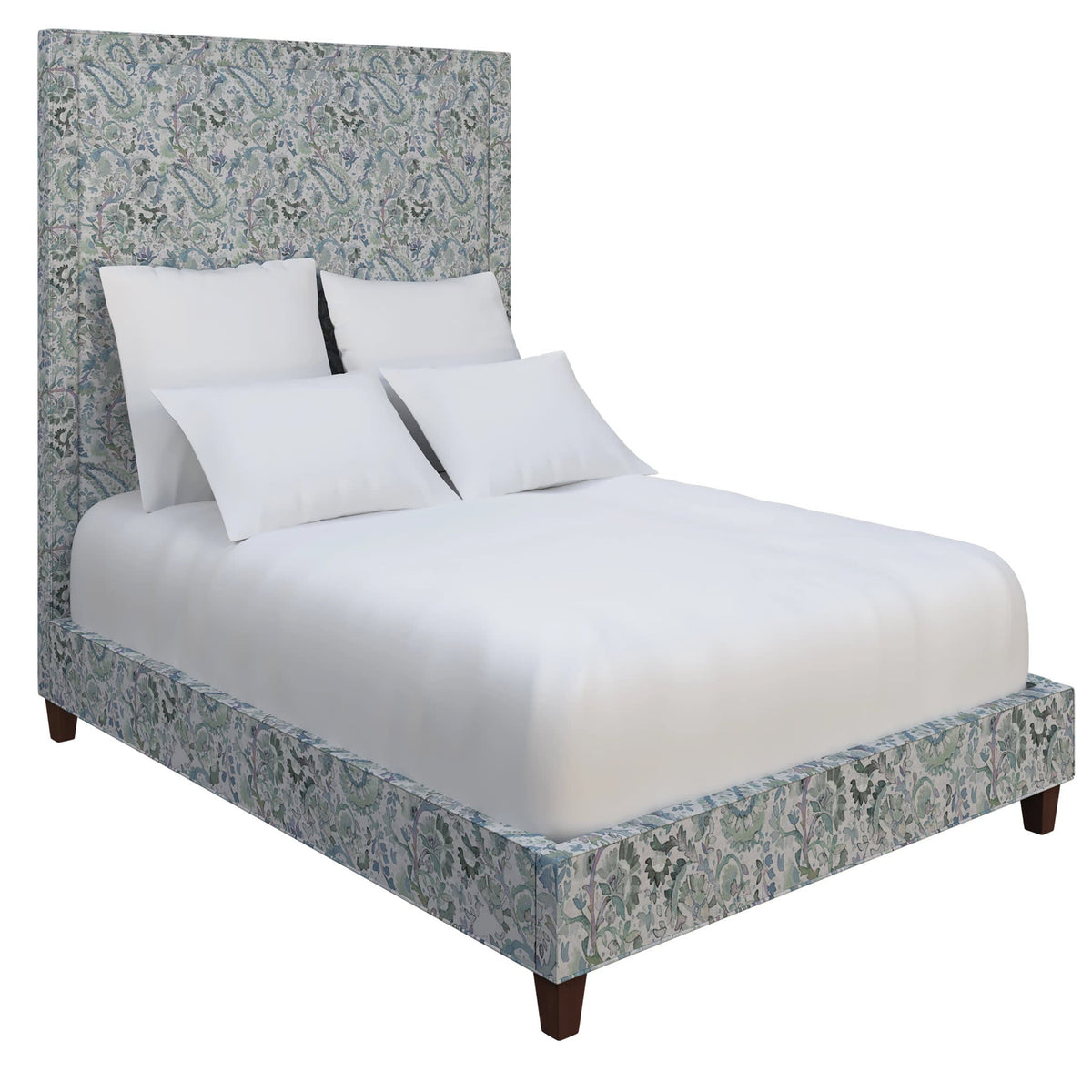 High Stonington Bed | Ines Linen Blue