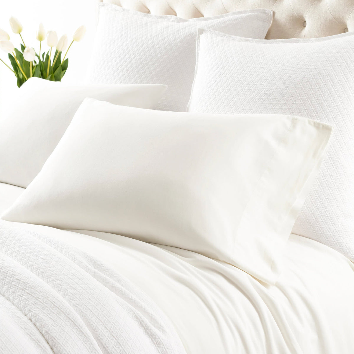 Cozy Cotton Pillowcases | Ivory