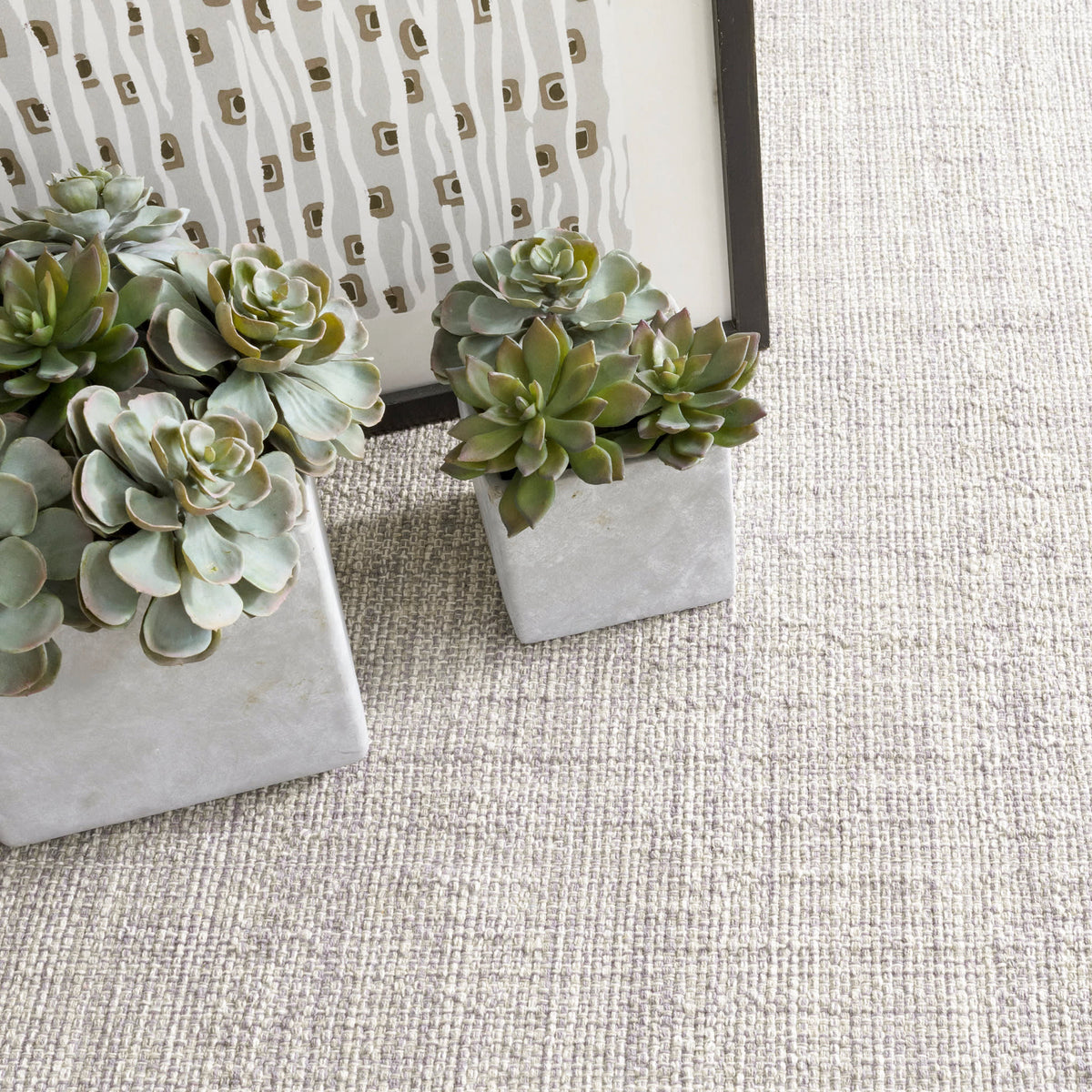 Marled Handwoven Cotton Rug | Grey