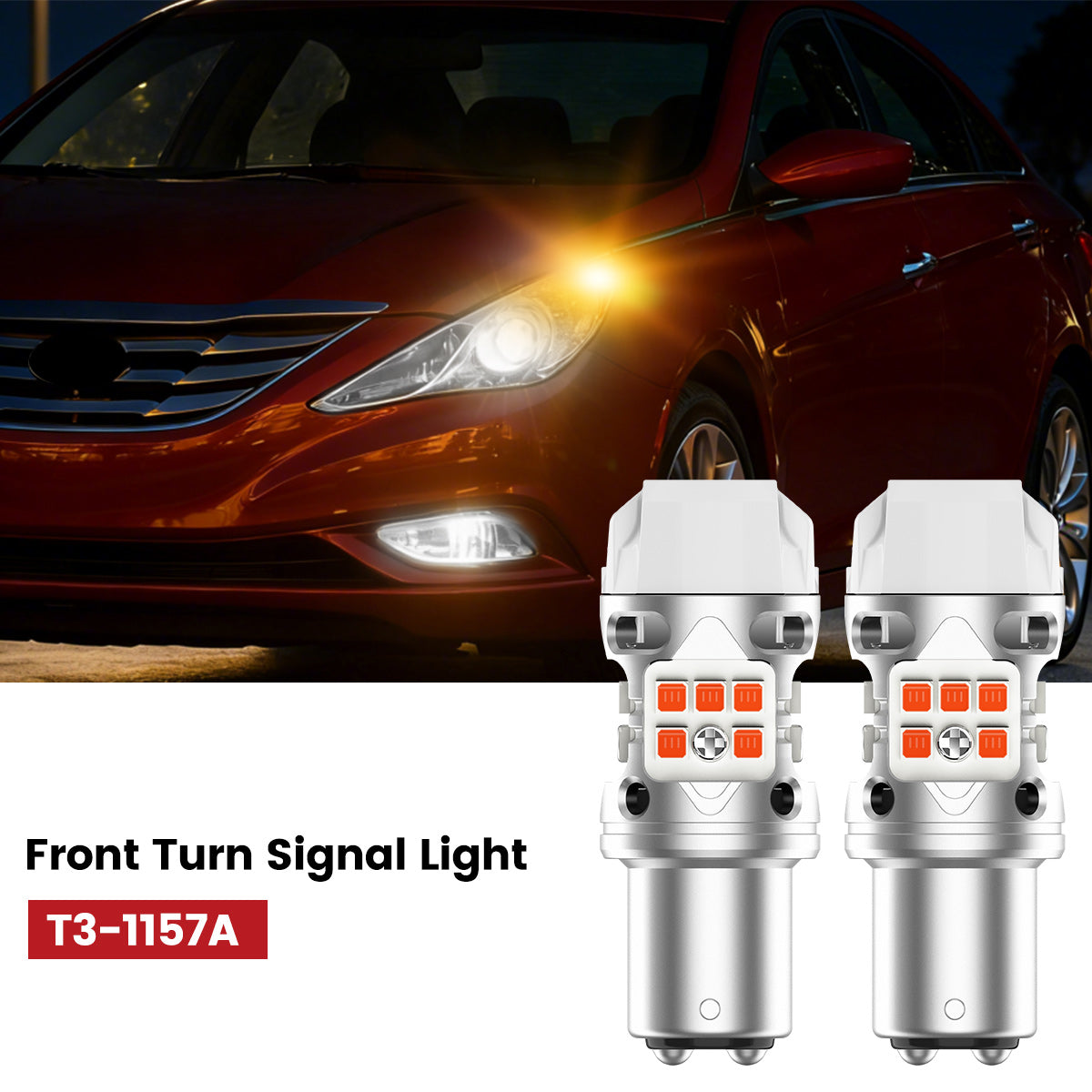 Fit for 2011-2014 Hyundai Sonata The Brightest LED Bulbs Upgrade