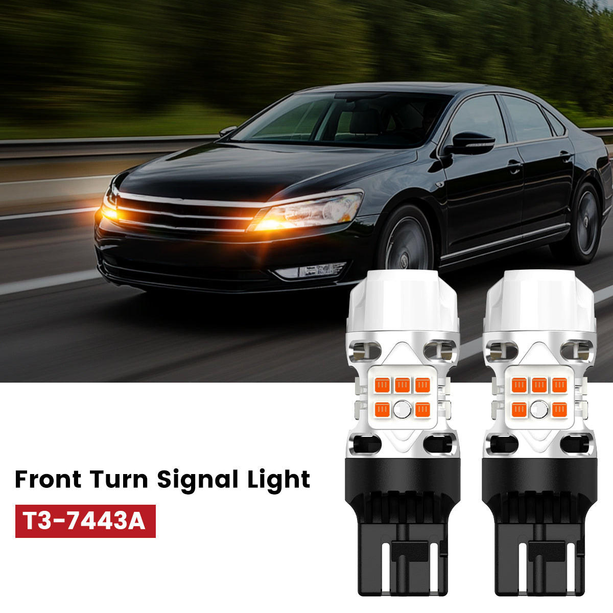 Fit for 2012-2015 Volkswagen Passat Custom H7 LED Bulbs Upgrade | Tested and Verified