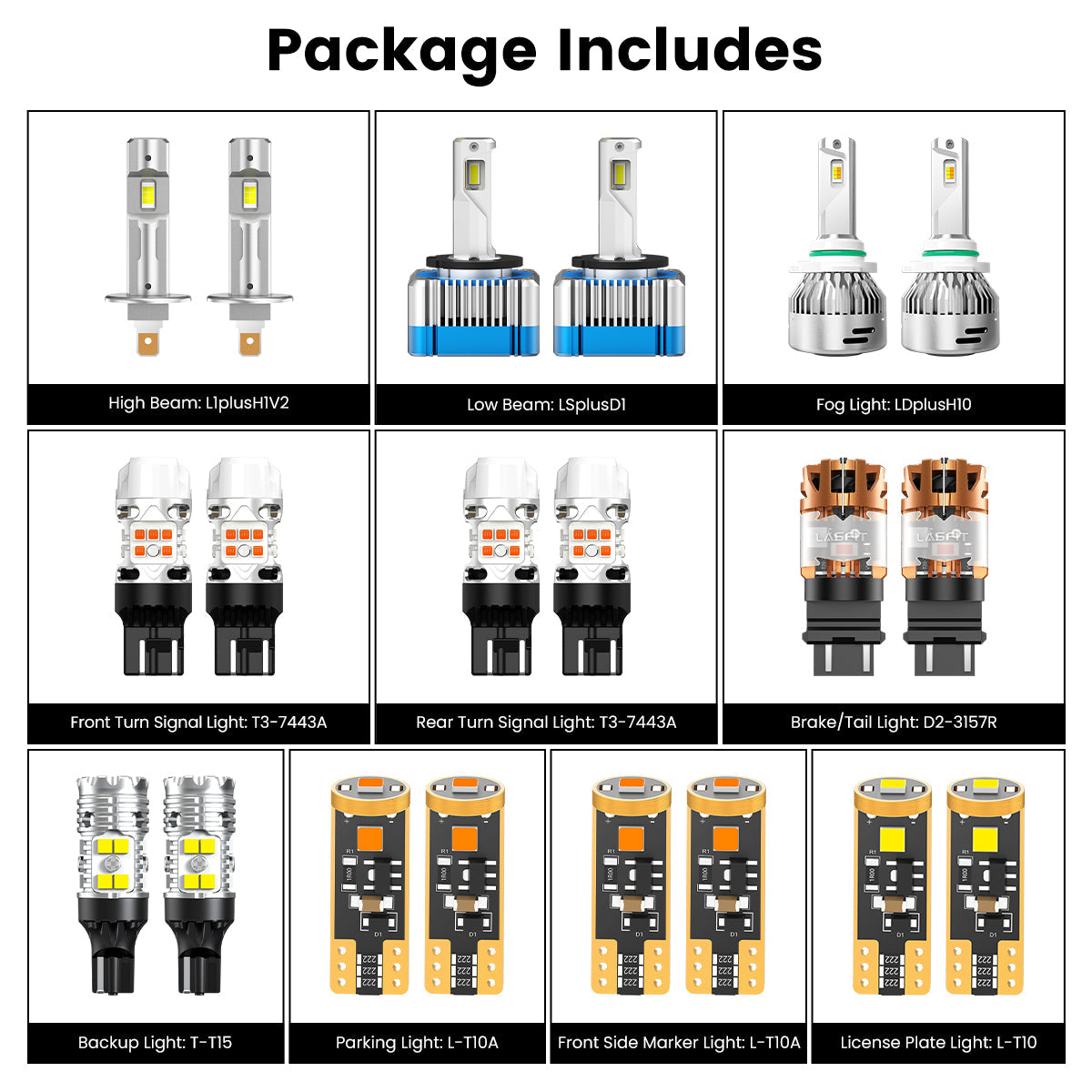 Custom Engineered for 2013-2016 Ford Escape LED Bulbs Upgrade