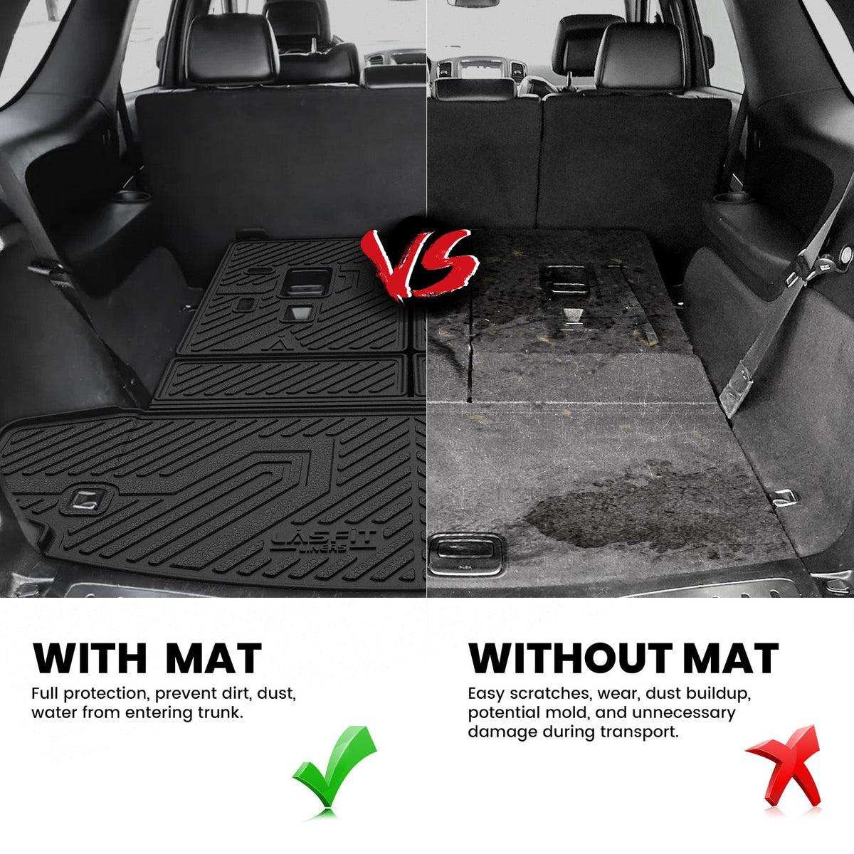 Fit for 2013-2027 Dodge Durango Floor Mats or Cargo & Seatback Mats