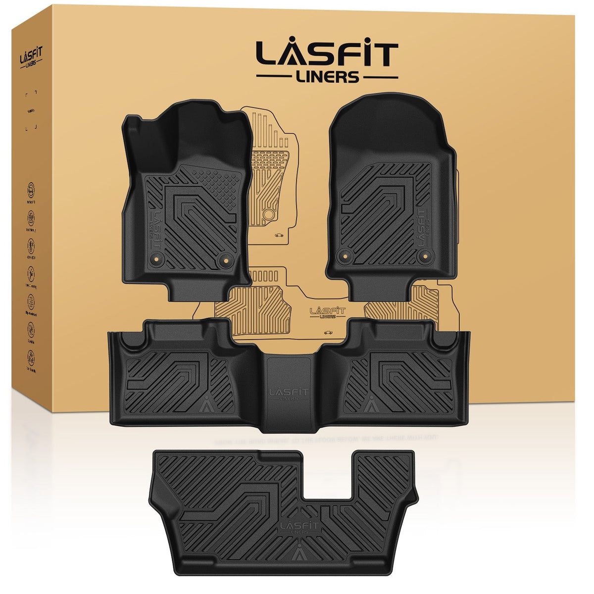 Fit for 2013-2027 Dodge Durango Floor Mats or Cargo & Seatback Mats