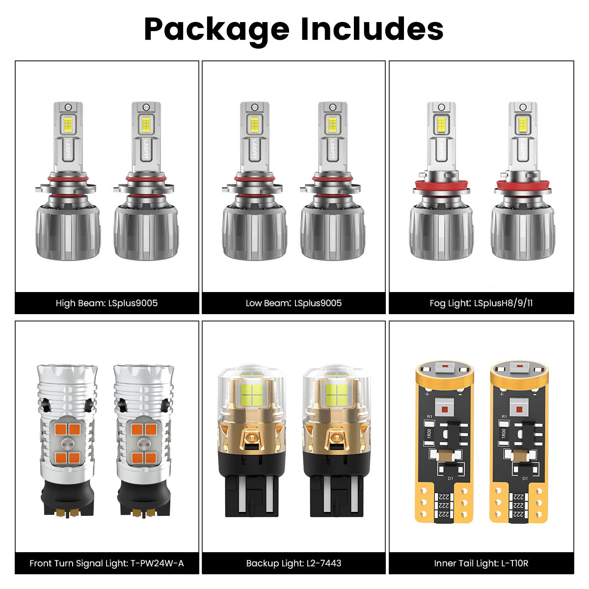 Fit for 2017-2019 Chrysler Pacifica The Brightest LED Bulbs Upgrade | Tested and Verified
