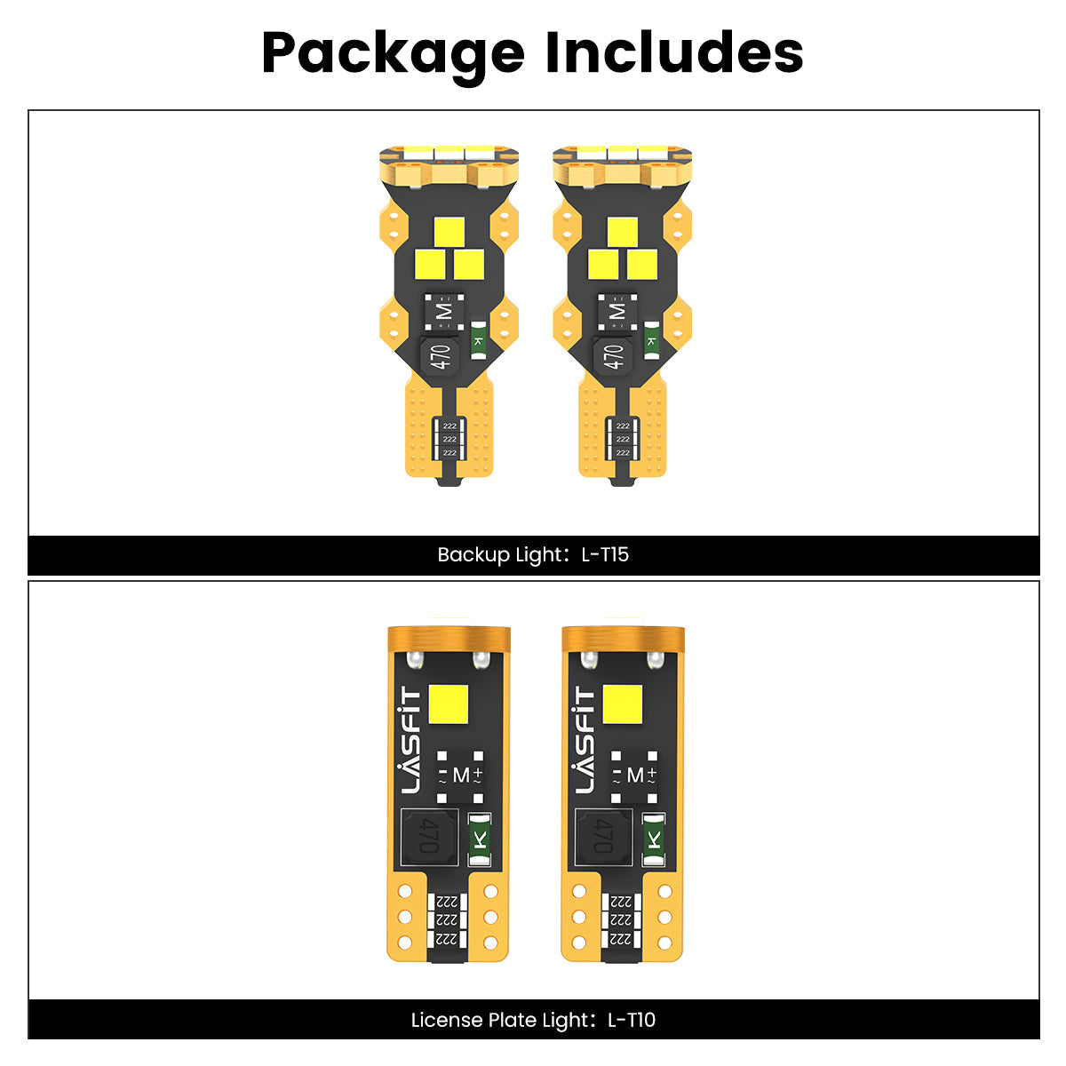 Fit for 2017-2020 Ford Fusion LED Bulbs Upgrade