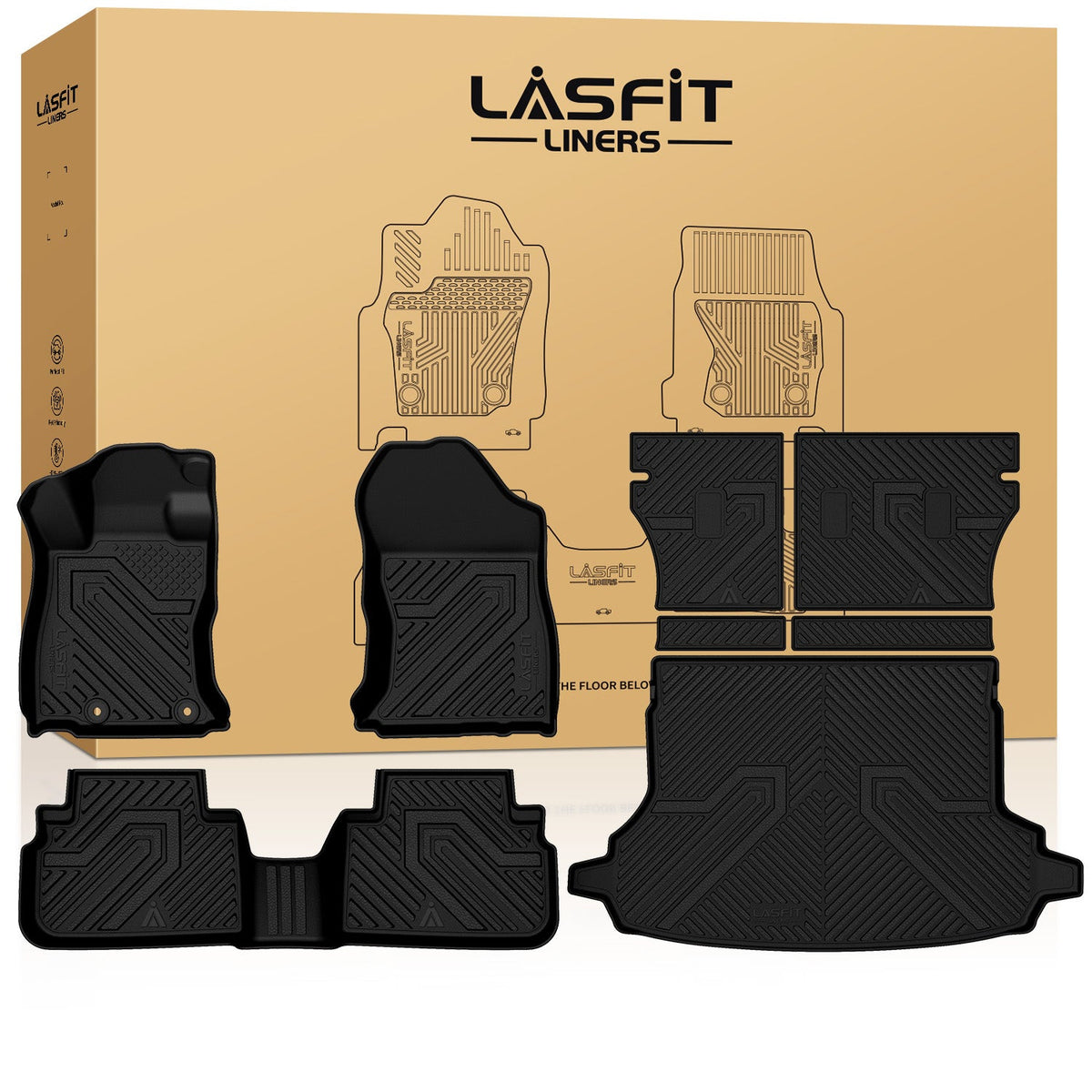 Fit for 2019-2024 Subaru Forester All-weather Floor Mats or Seatback Mat or Cargo Mat, Also Fit 2025 Subaru Forester Wilderness Trim
