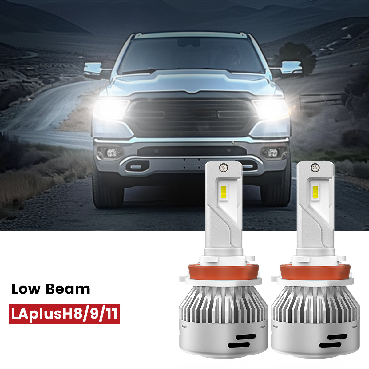 Fit for 2019-2024 Ram 1500 LED Bulbs Upgrade | Tested and Verified