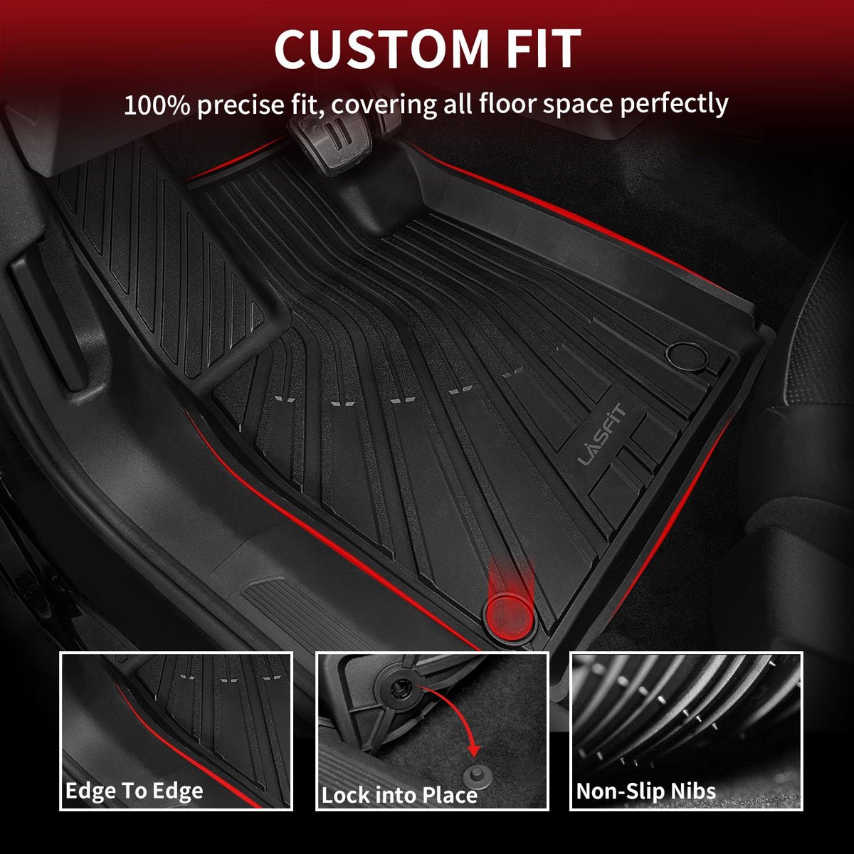 Fit for 2021-2026 Volkswagen ID.4 All Weather Floor Mats or Rear Cargo Mat