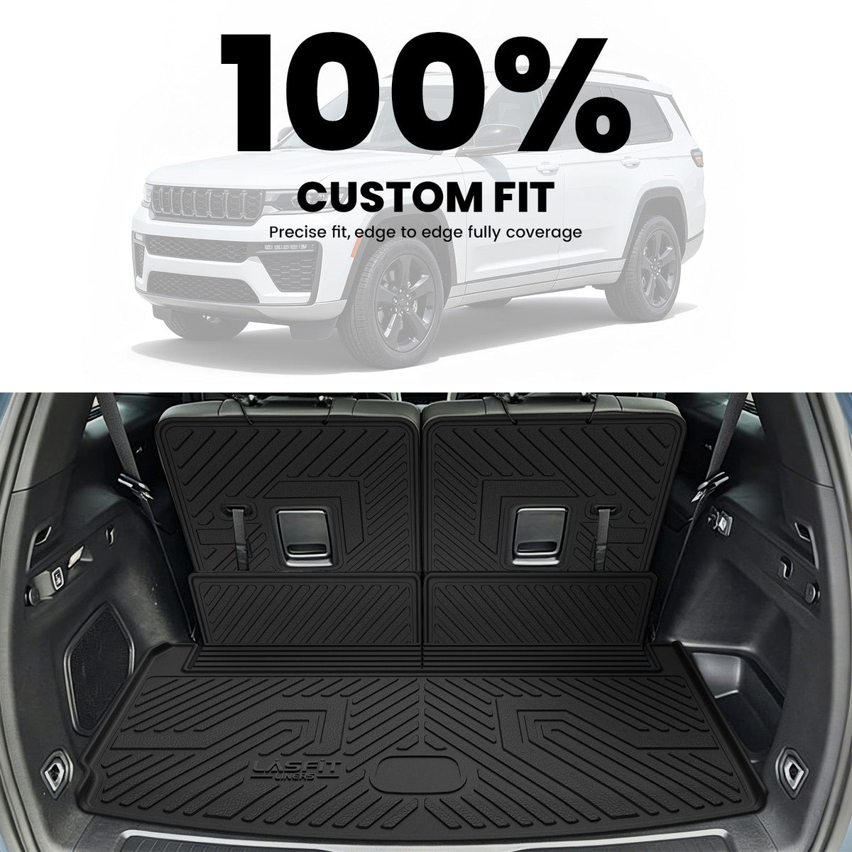 Fit for 2021-2027 Jeep Grand Cherokee L Floor Mats or Cargo Mat