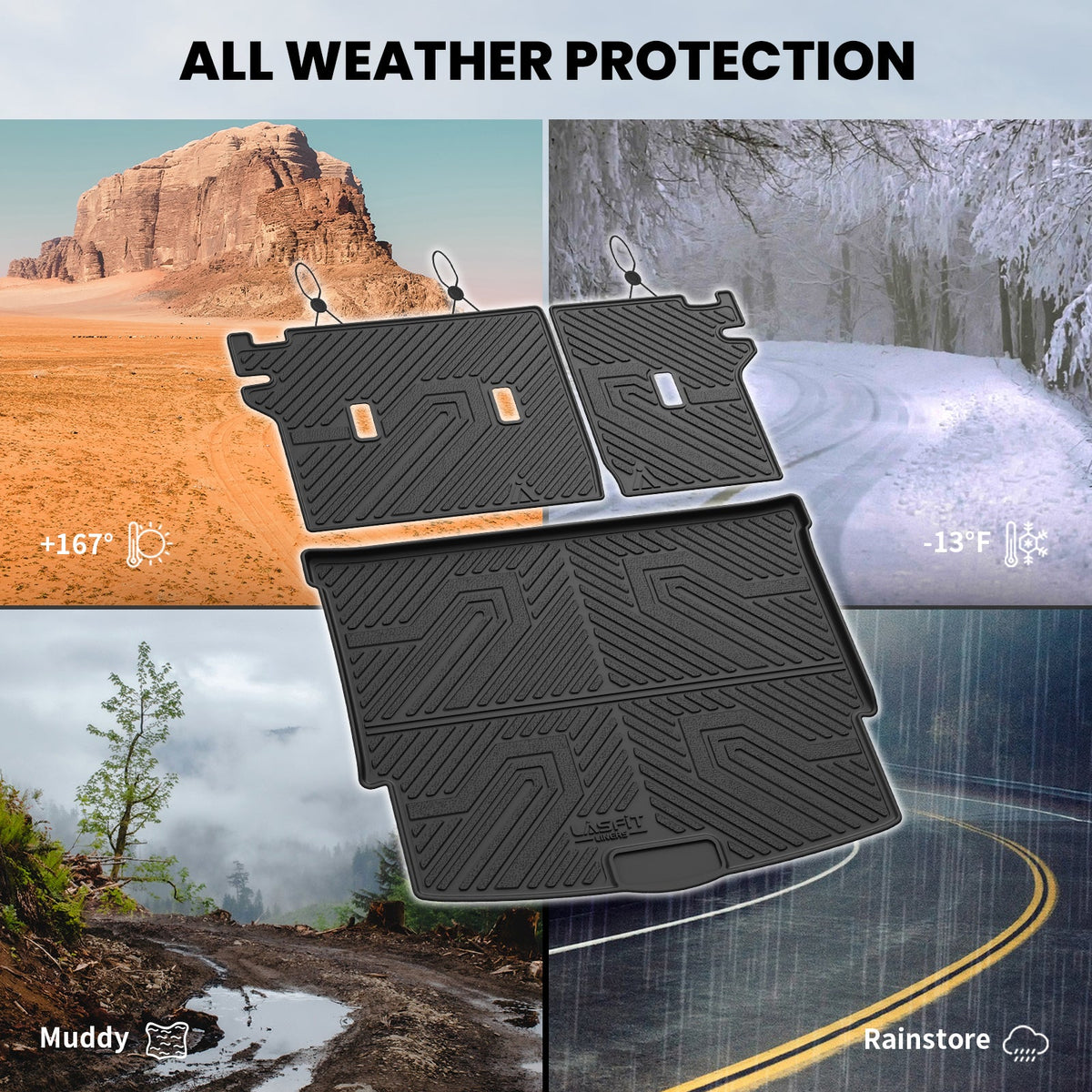 Fit for 2021-2026 Nissan Rogue Floor Mats or Seatback Mat or Cargo Mat, Not for Sport