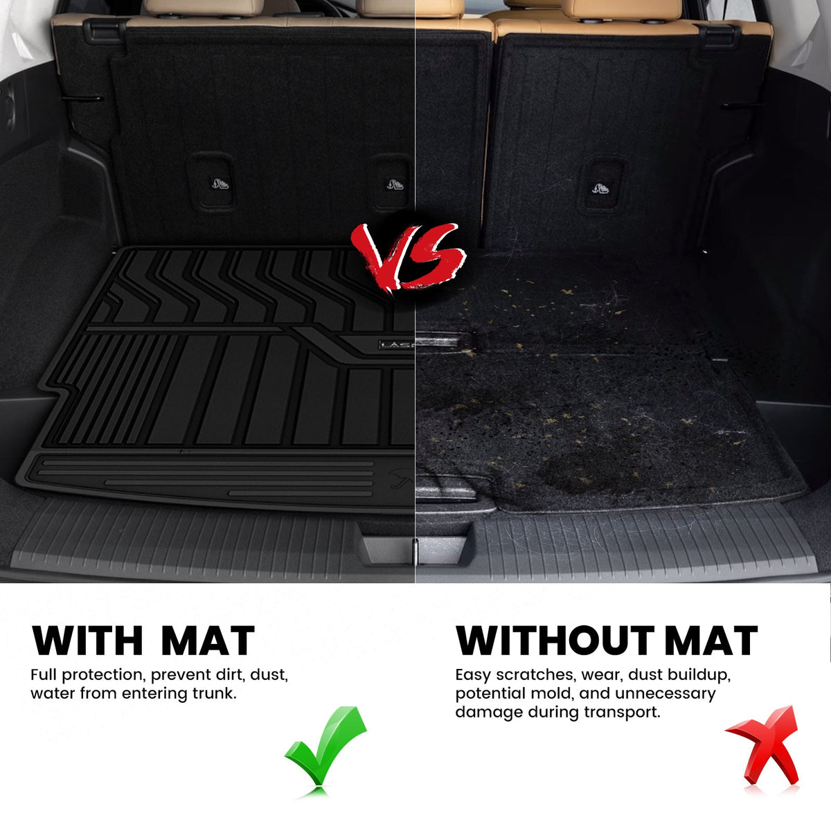 Fit for 2021-2026 Nissan Rogue Floor Mats or Seatback Mat or Cargo Mat, Not for Sport