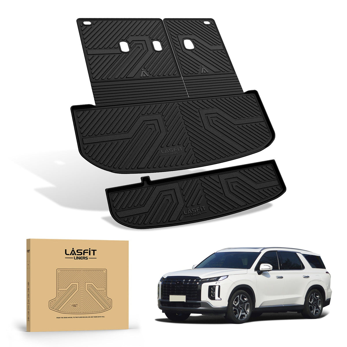 Fit for 2020-2025 Hyundai Palisade Floor Mats or Seatback & Cargo Mat, Fit 7 Seats or 8 Seats