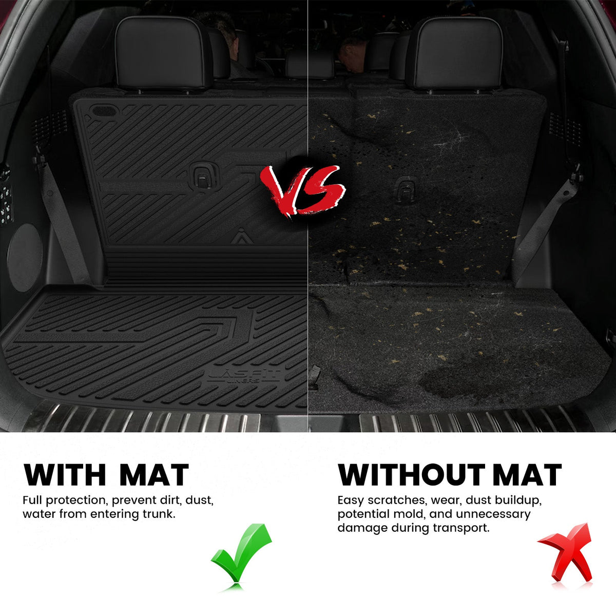 Fit for 2020-2025 Hyundai Palisade Floor Mats or Seatback & Cargo Mat, Fit 7 Seats or 8 Seats