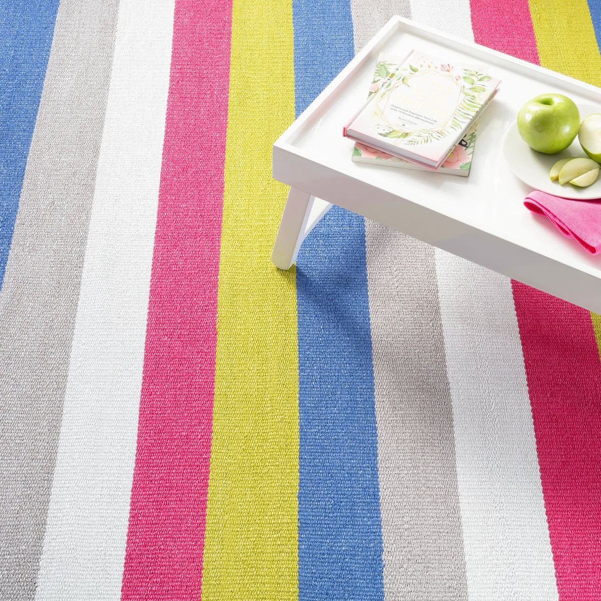Jules Stripe Handwoven Indoor/Outdoor Rug | Multi
