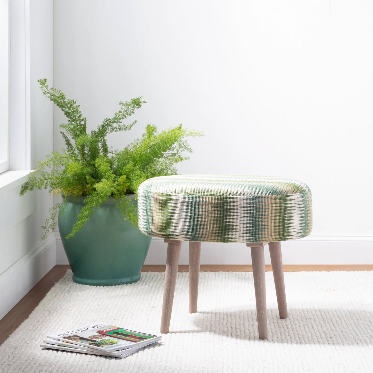 Niels Handwoven Woolviscose Rug | Ivory
