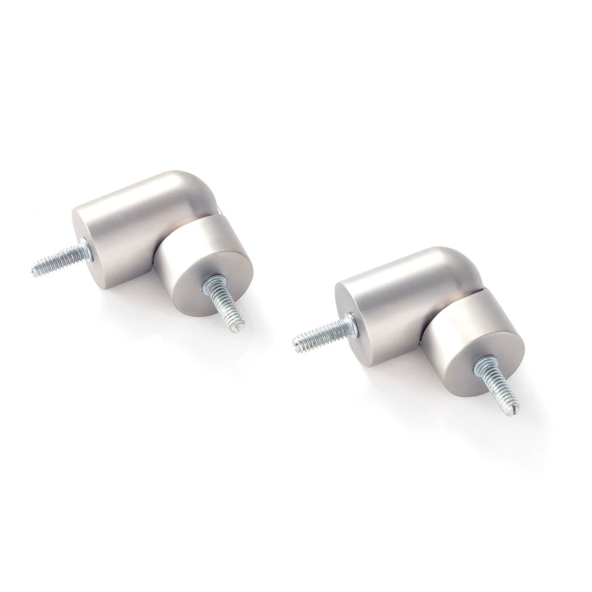 Bay Window Connector | Satin Nickel