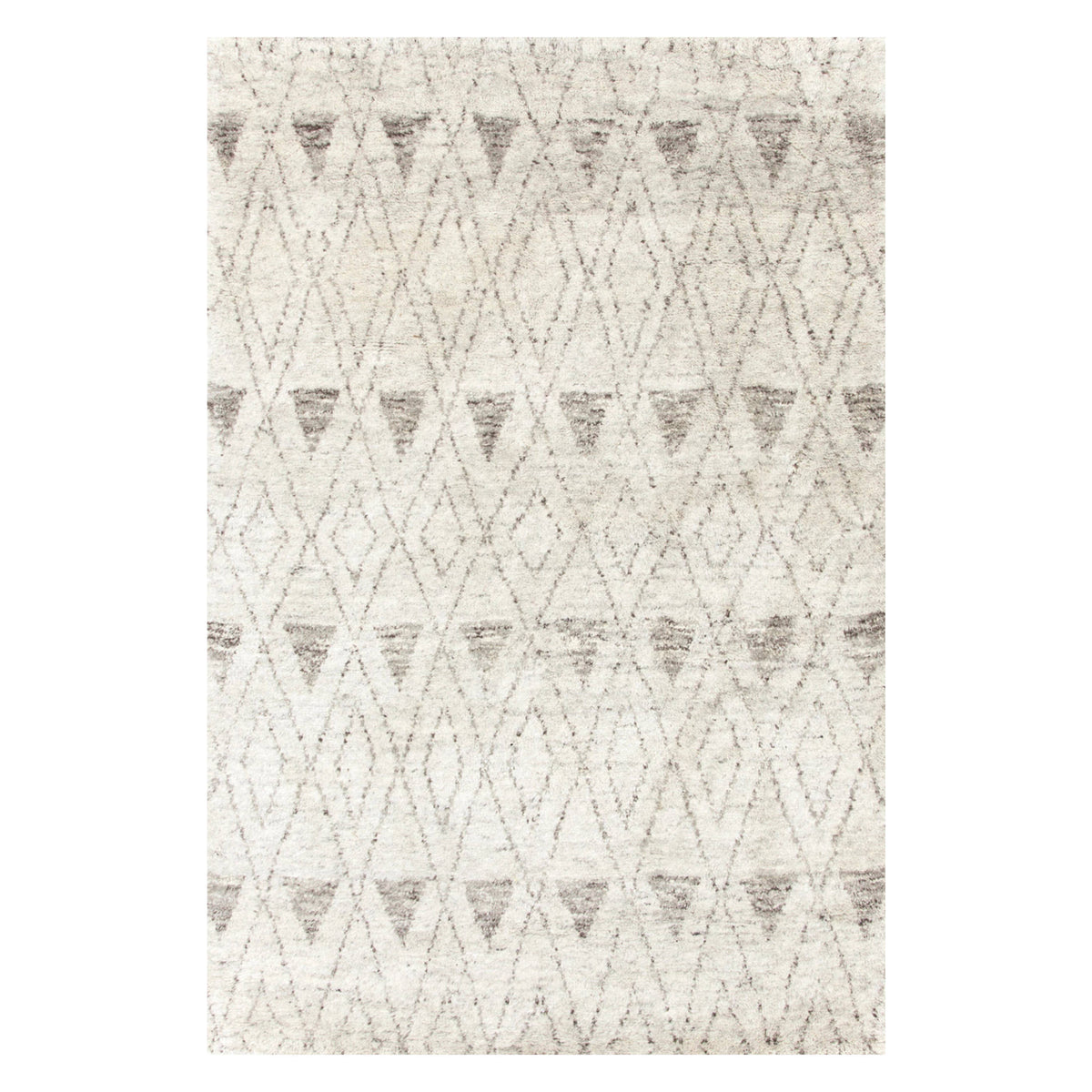 Masinissa Hand Knotted Wool Rug | Natural