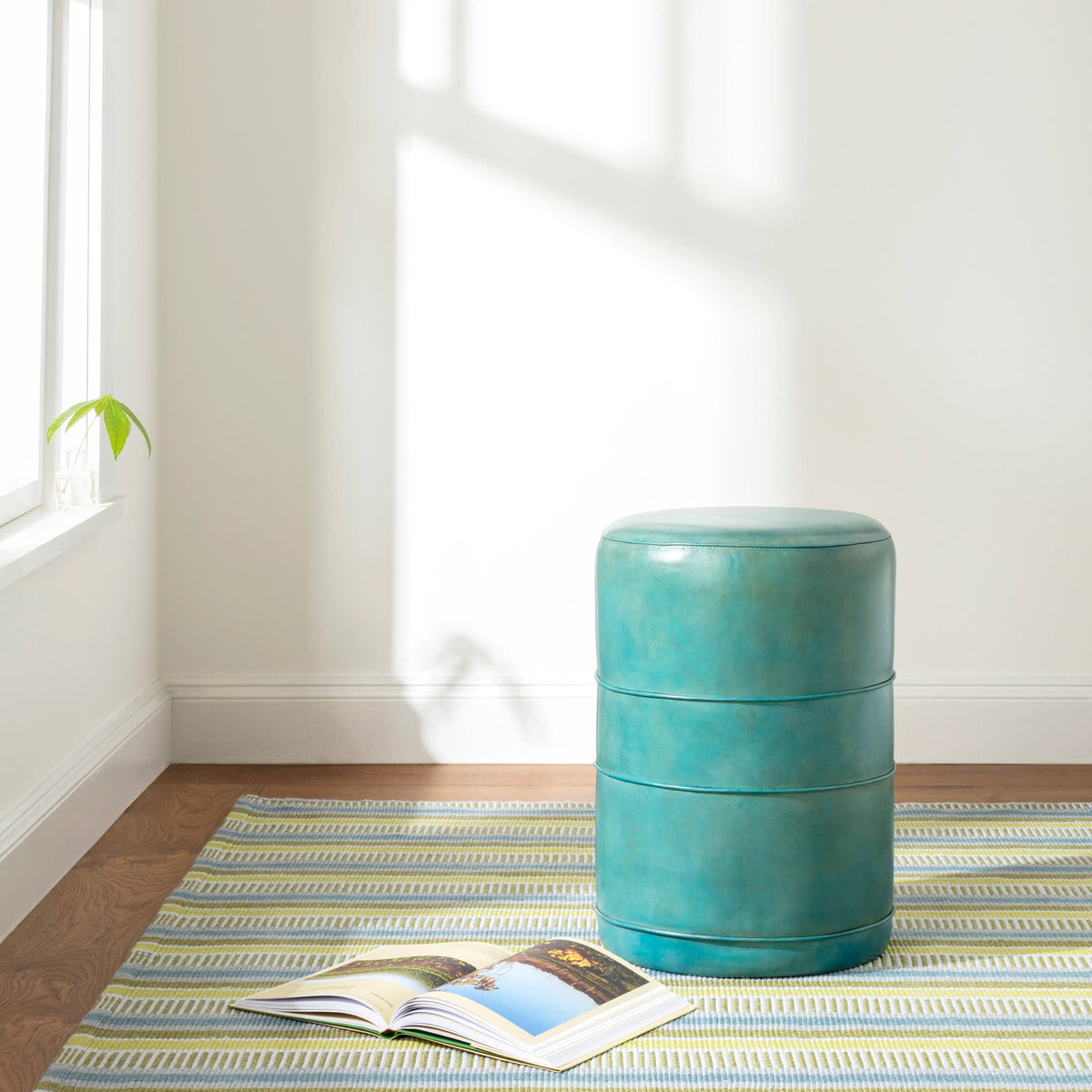Always Greener Handwoven Indoor/Outdoor Rug | Blue/Green