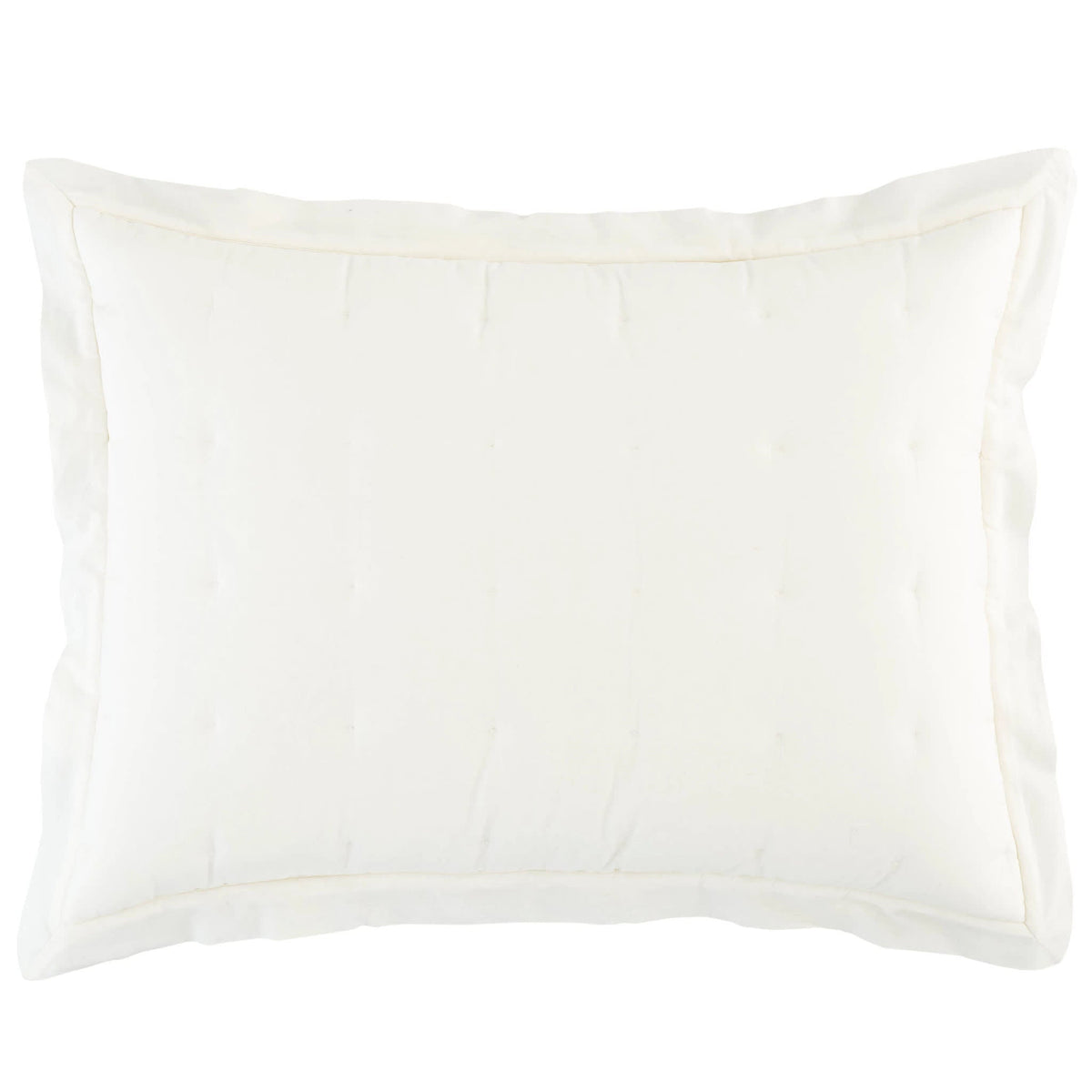 Cozy Cotton Puff Sham | Ivory