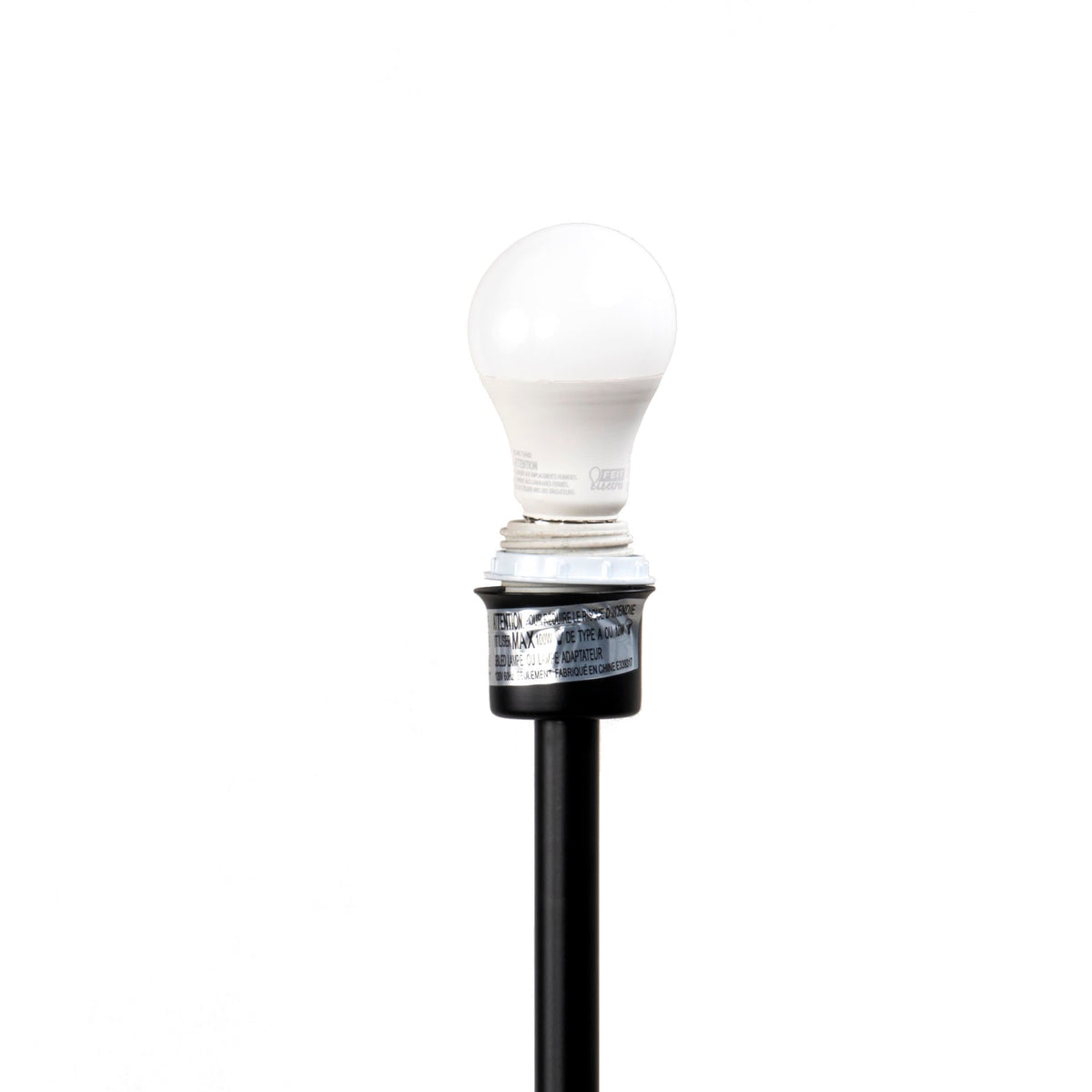 60-inch Iron Modern Shelf Floor Lamp | Black