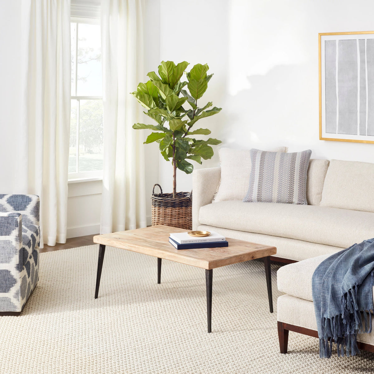 Hooper Handwoven Wool Rug | Ivory