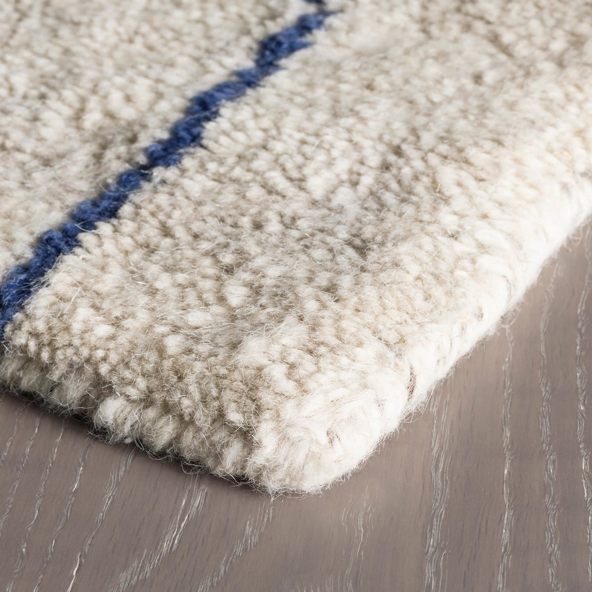 Massena Hand Knotted Wool Rug | Blue