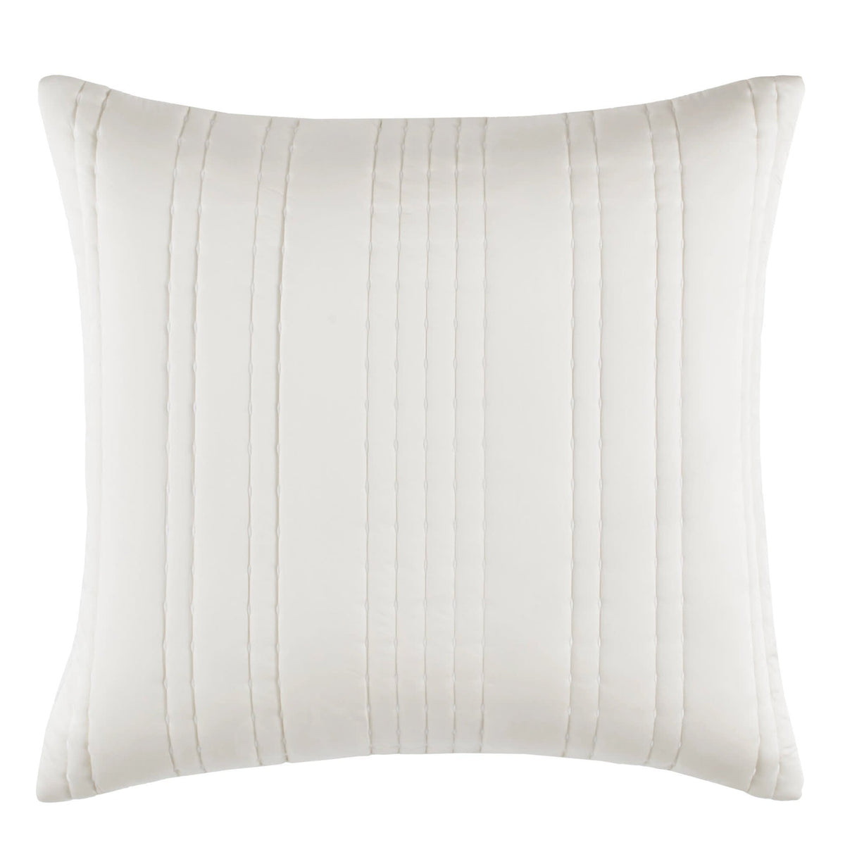 Blissful Bamboo Quilted Sham | Pearl/Silver