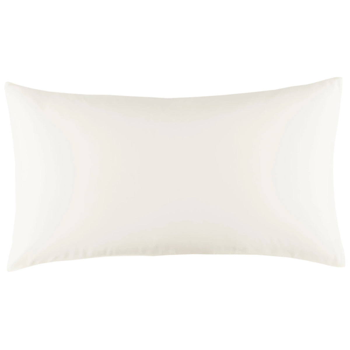 Silken Solid Sham | Ivory