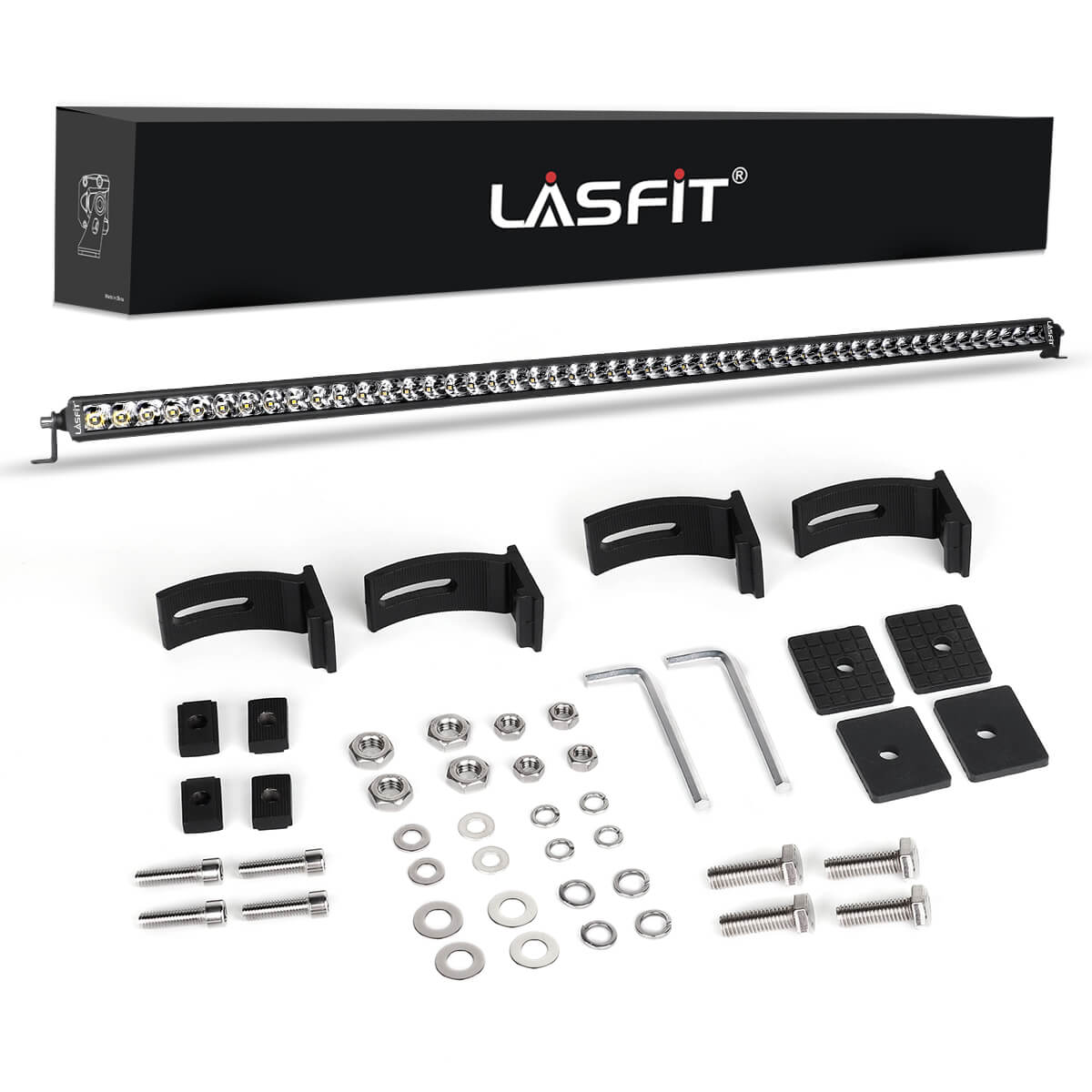 52" Light Bar Hood Mount Kit For 2018-2026 Jeep Wrangler JL Gladiator JT | LASFIT