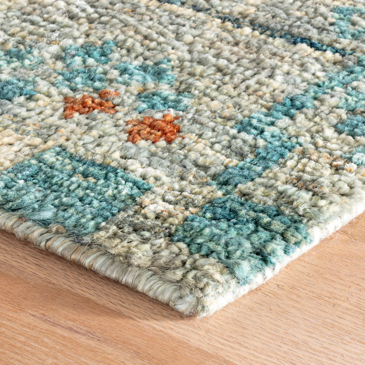 Pastiche Hand Knotted Jute Rug | Multi