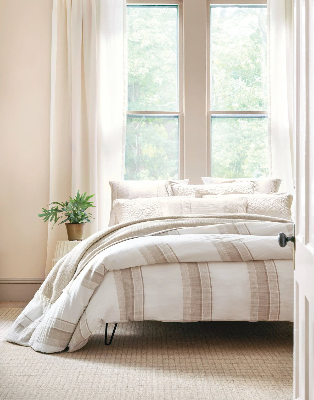 Lush Linen Curtain Panel | Ivory