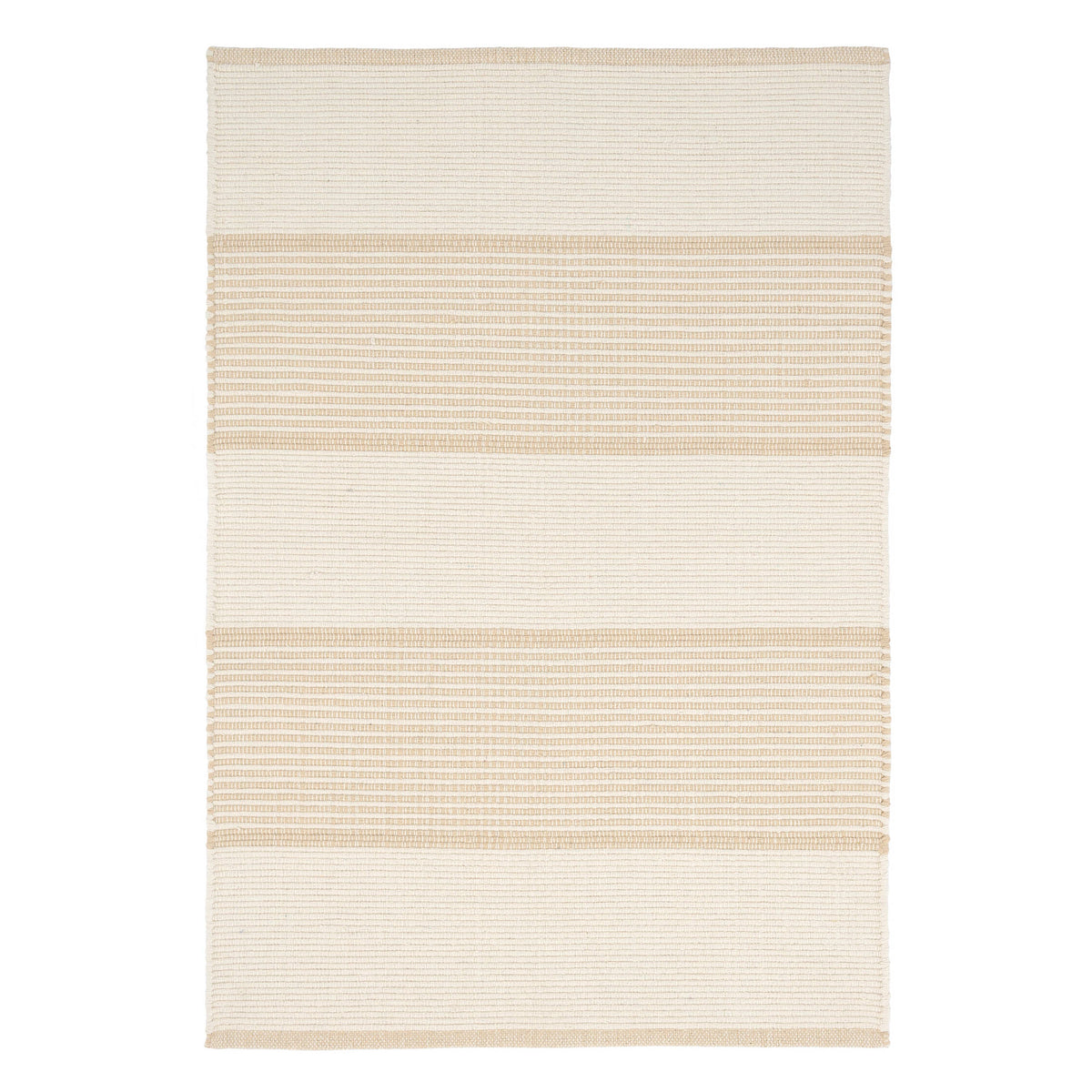 La Mirada Handwoven Cotton Rug | Wheat