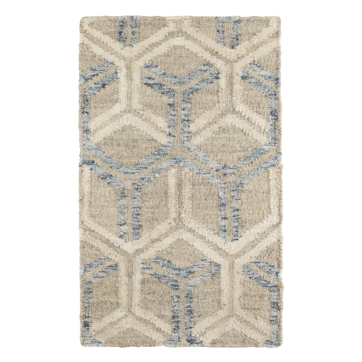 Tala Handwoven Jute Rug | Blue