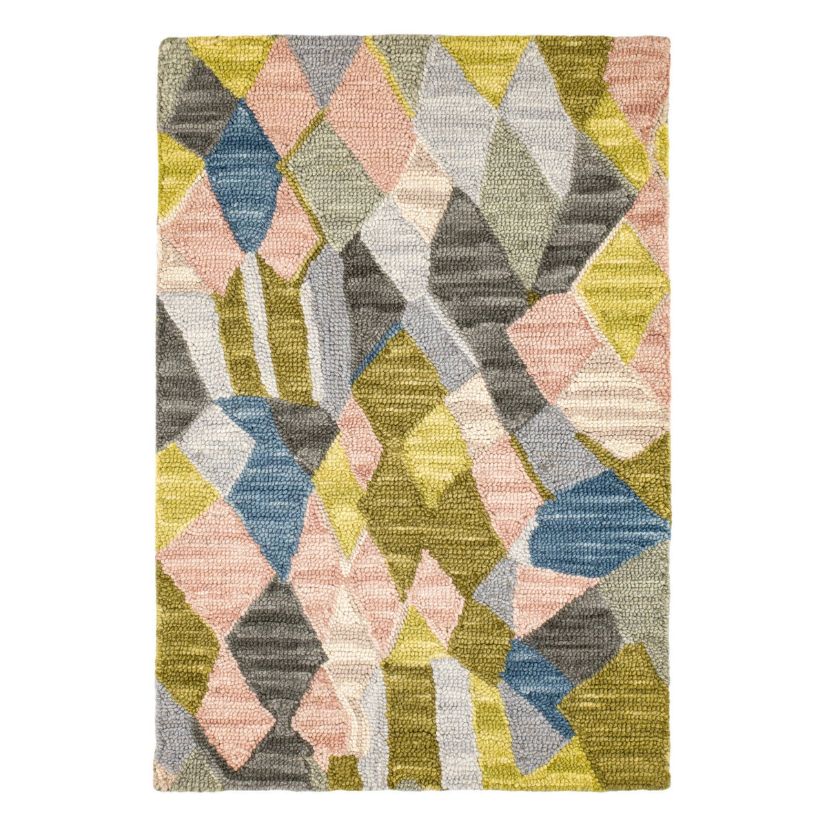 Deer Leap Hand Hooked Wool Rug | Coral