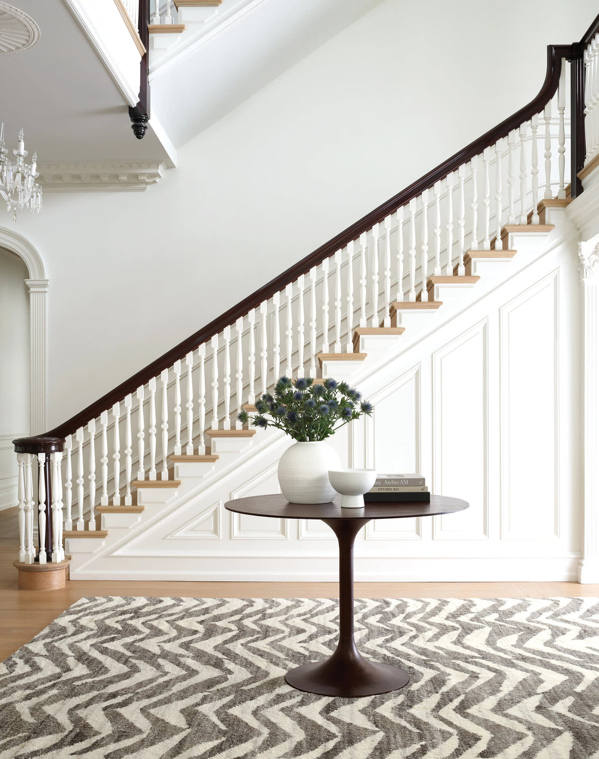 Farah Hand Knotted Wool Rug | Grey