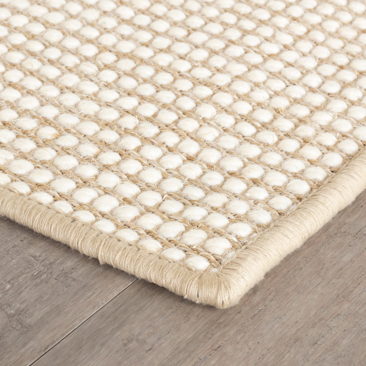 Pixel Woven Sisalwool Rug | Wheat