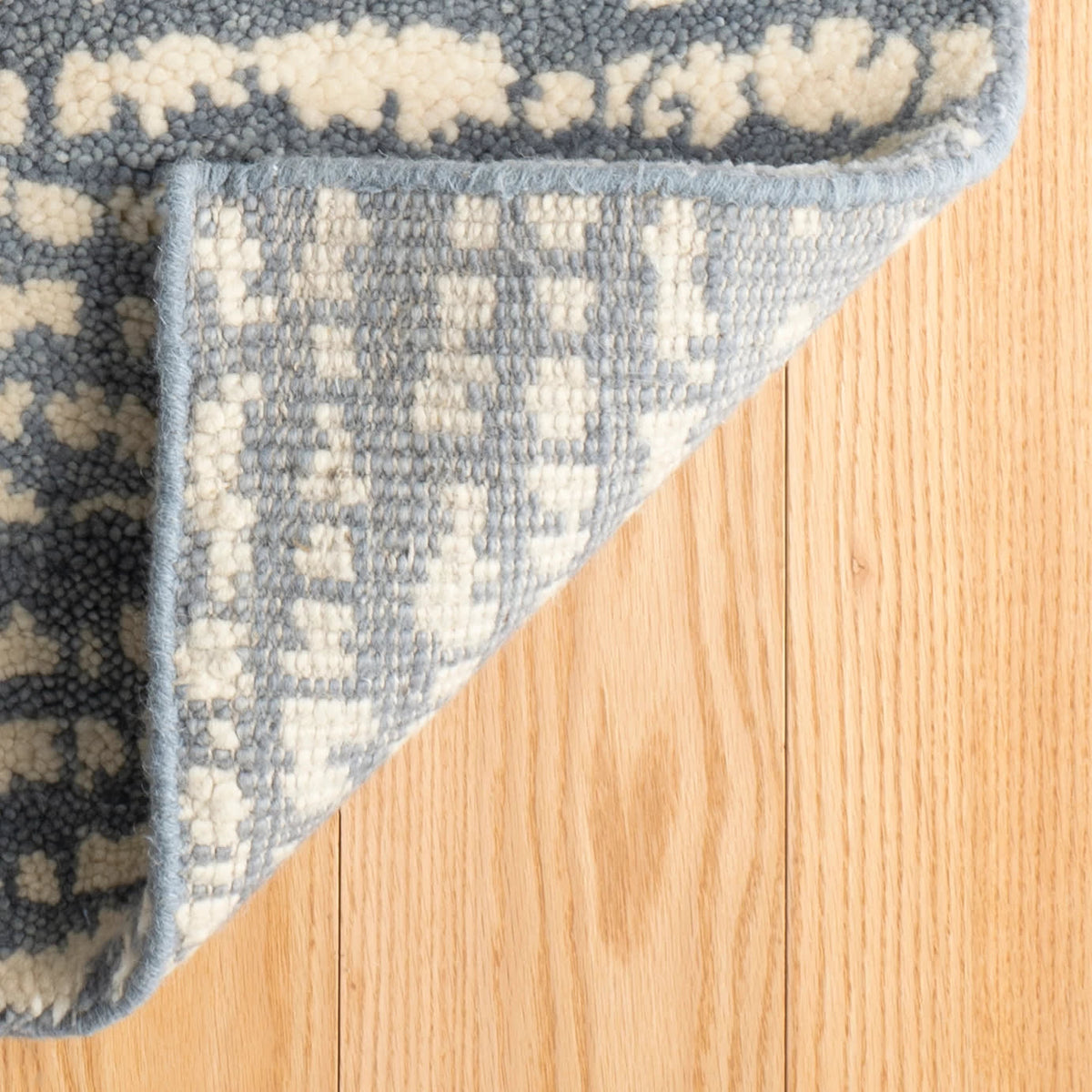 Shepherd Hand Knotted Wool Rug | Pewter Blue