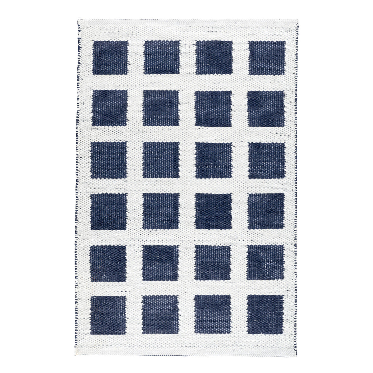 Titto Handwoven Indoor/Outdoor Rug | Navy