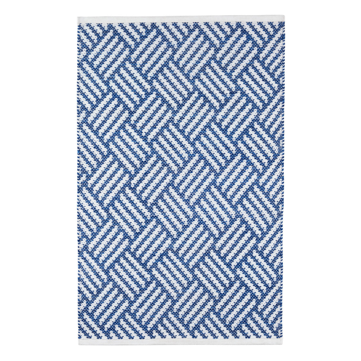 Crisscross Handwoven Indoor/Outdoor Rug | Denim