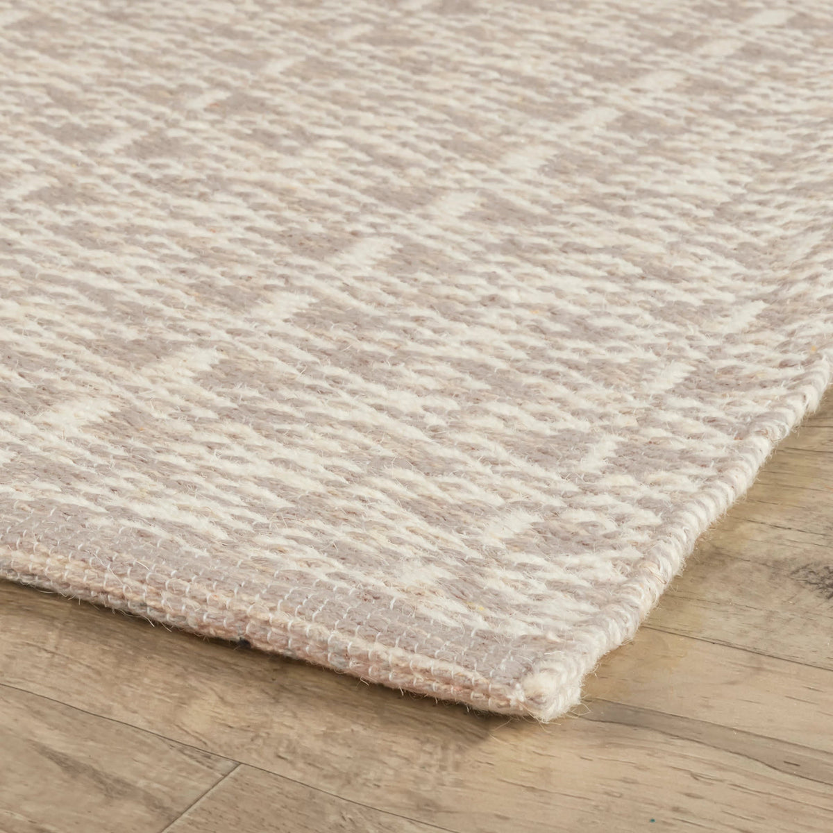Bare Handwoven Cotton Rug | Grey