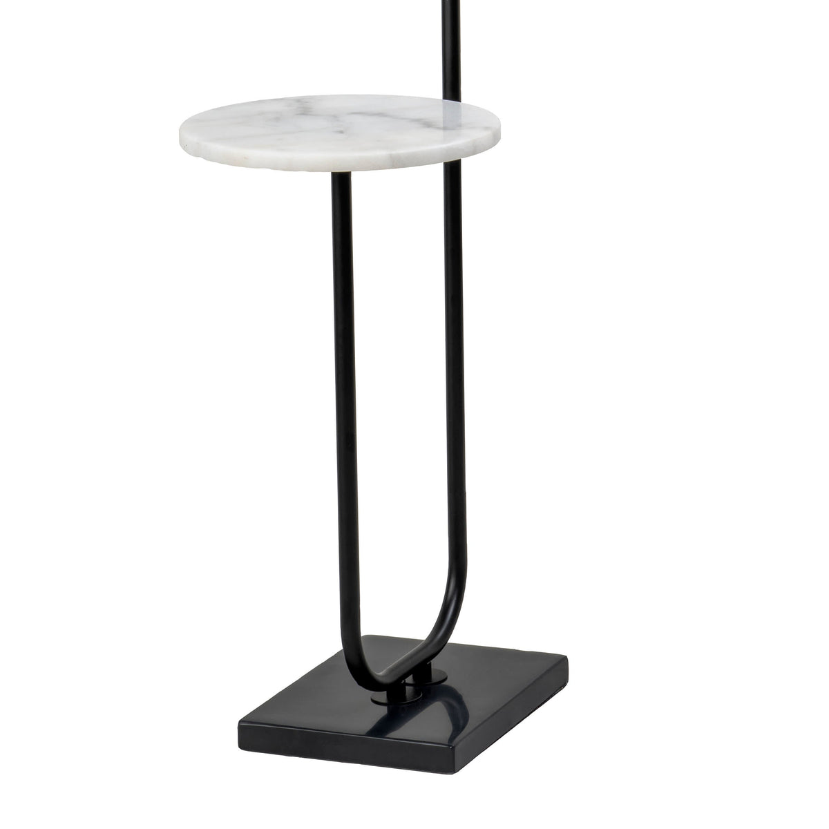 60-inch Iron Modern Shelf Floor Lamp | Black