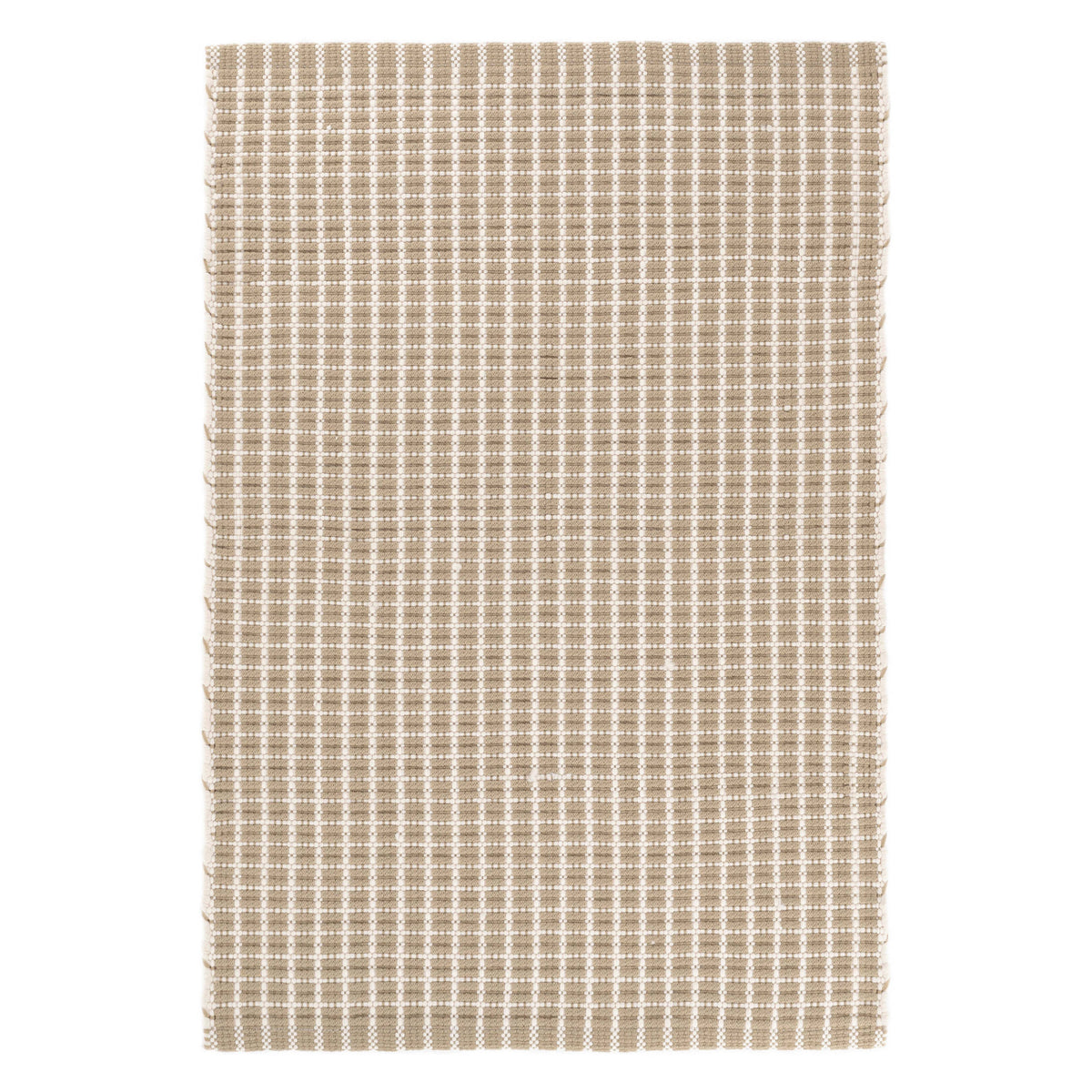 Gridiron Handwoven Indoor/Outdoor Rug | Wheat