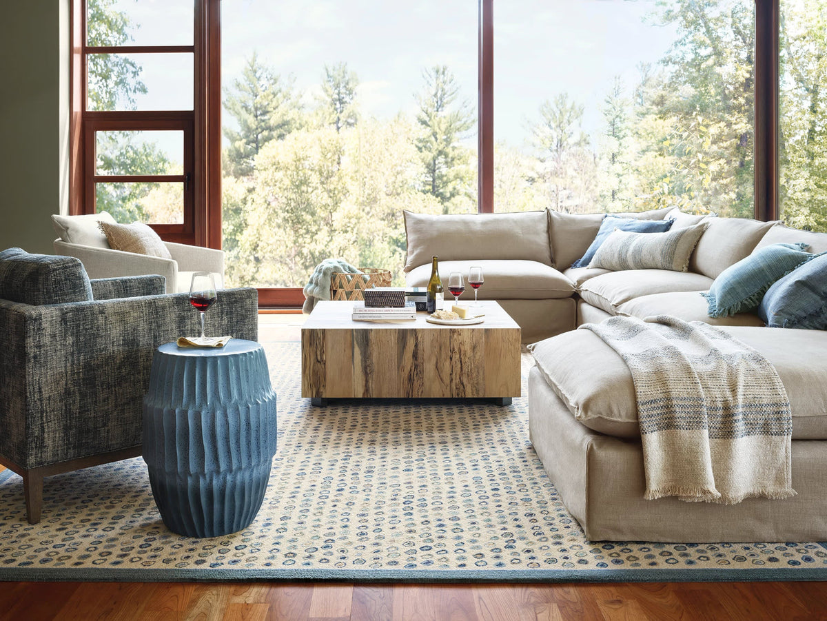 Paseo Chair | Distressed Chenille Slate