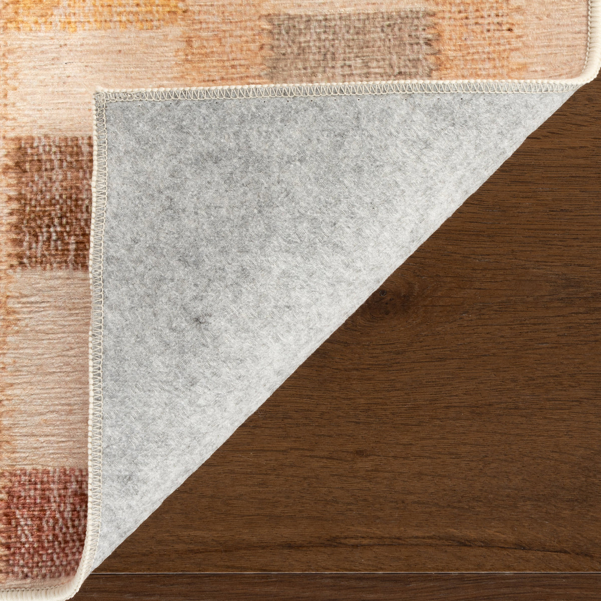 Virey Bohemian Geometric Washable Rug | Multicolor