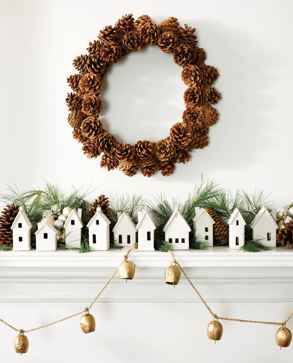 Winter Cottages/Set of 10 | White