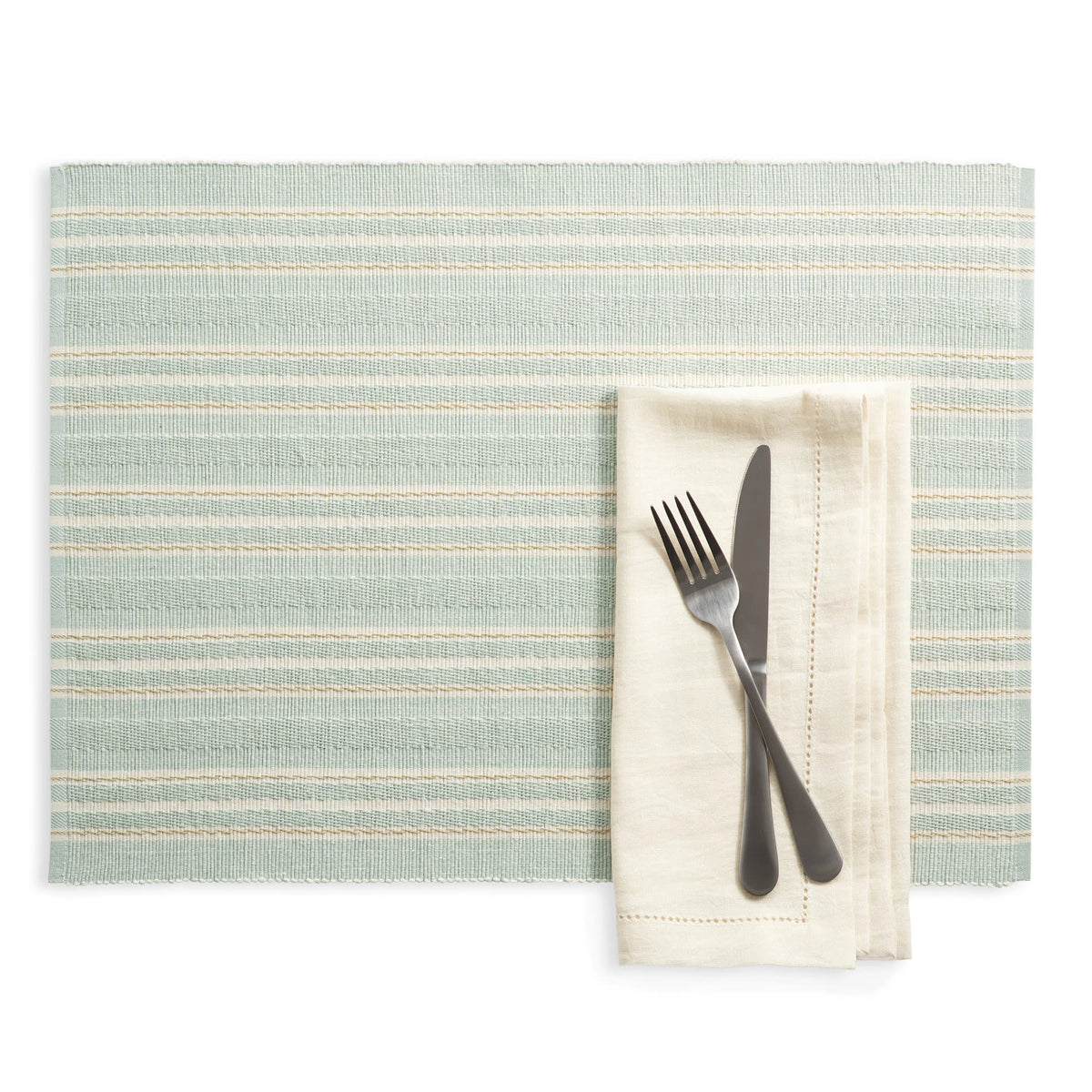 Winter Stripe Placemat Set of 4 | Sky